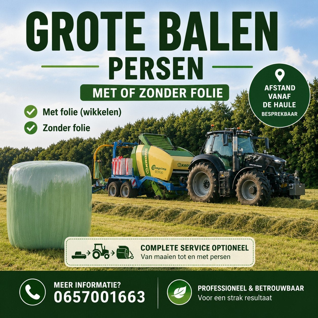 grote balen persen, Ophalen of Verzenden