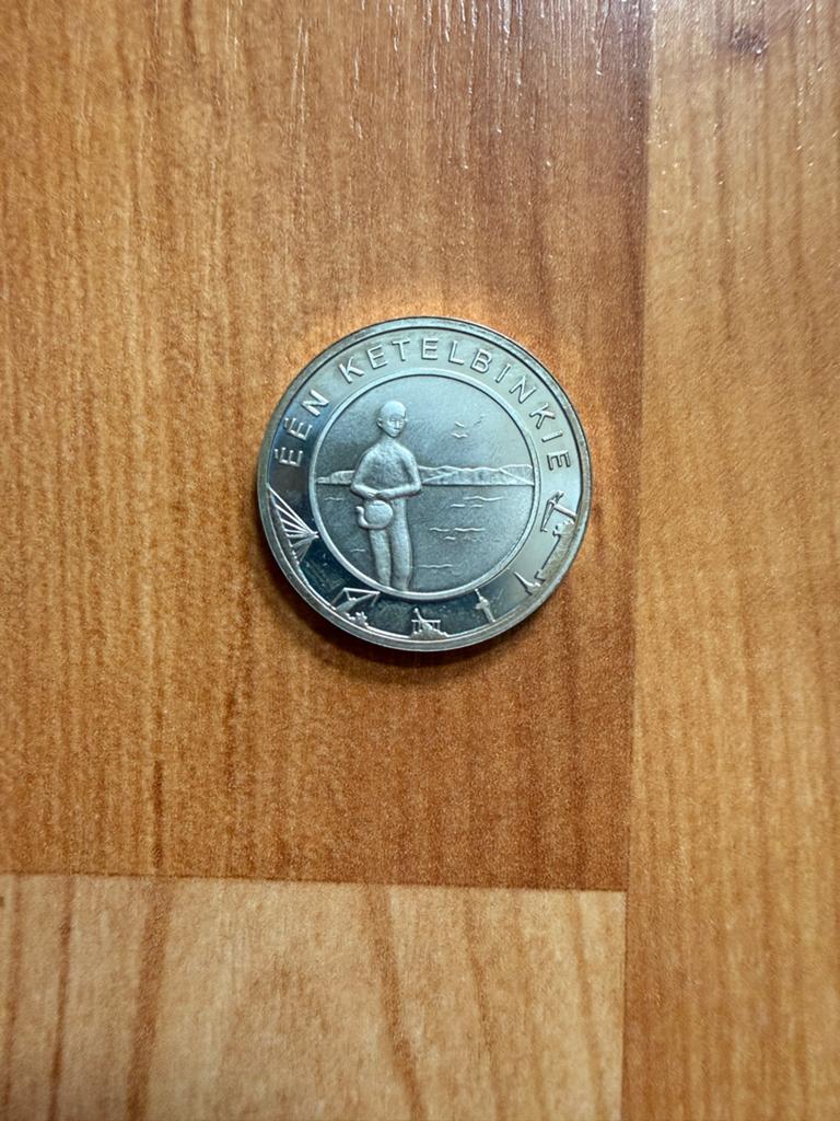 Herdenkingsmunt Erasmusbrug 1996 - Een Ketelbinkie, Postzegels en Munten, Ophalen of Verzenden, Koningin Beatrix, Overige waardes