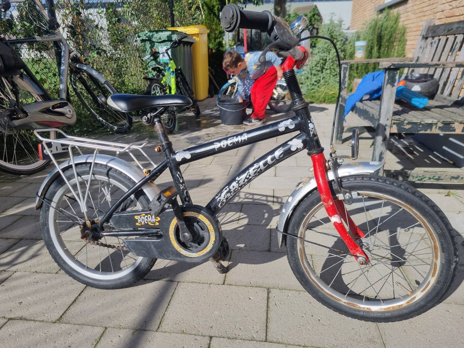 gazelle fiets met nieuw zadel 14 inch, Fietsen en Brommers, Ophalen of Verzenden, Gebruikt, 26 inch of meer