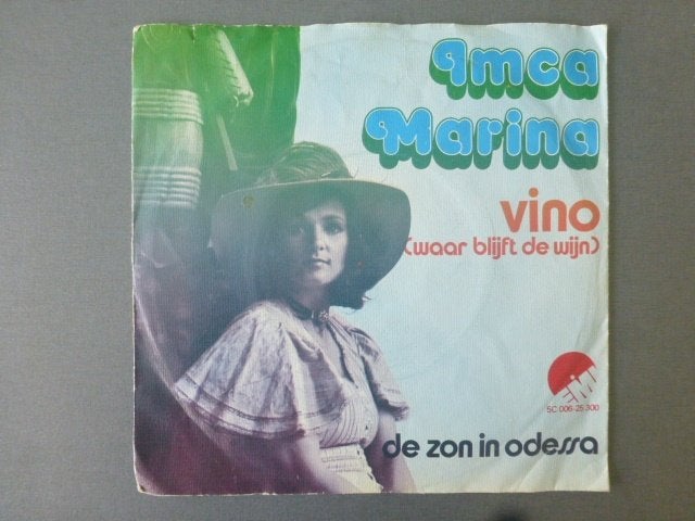 Imca Marina. Vino (waar blijft de wijn) / De zon in Odessa., Ophalen of Verzenden, Gebruikt, 7 inch, Nederlandstalig