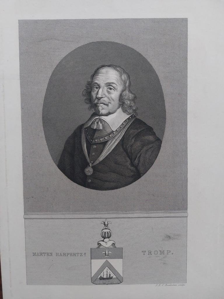 2 / Portret Marten Harpertzn Tromp, Ophalen of Verzenden
