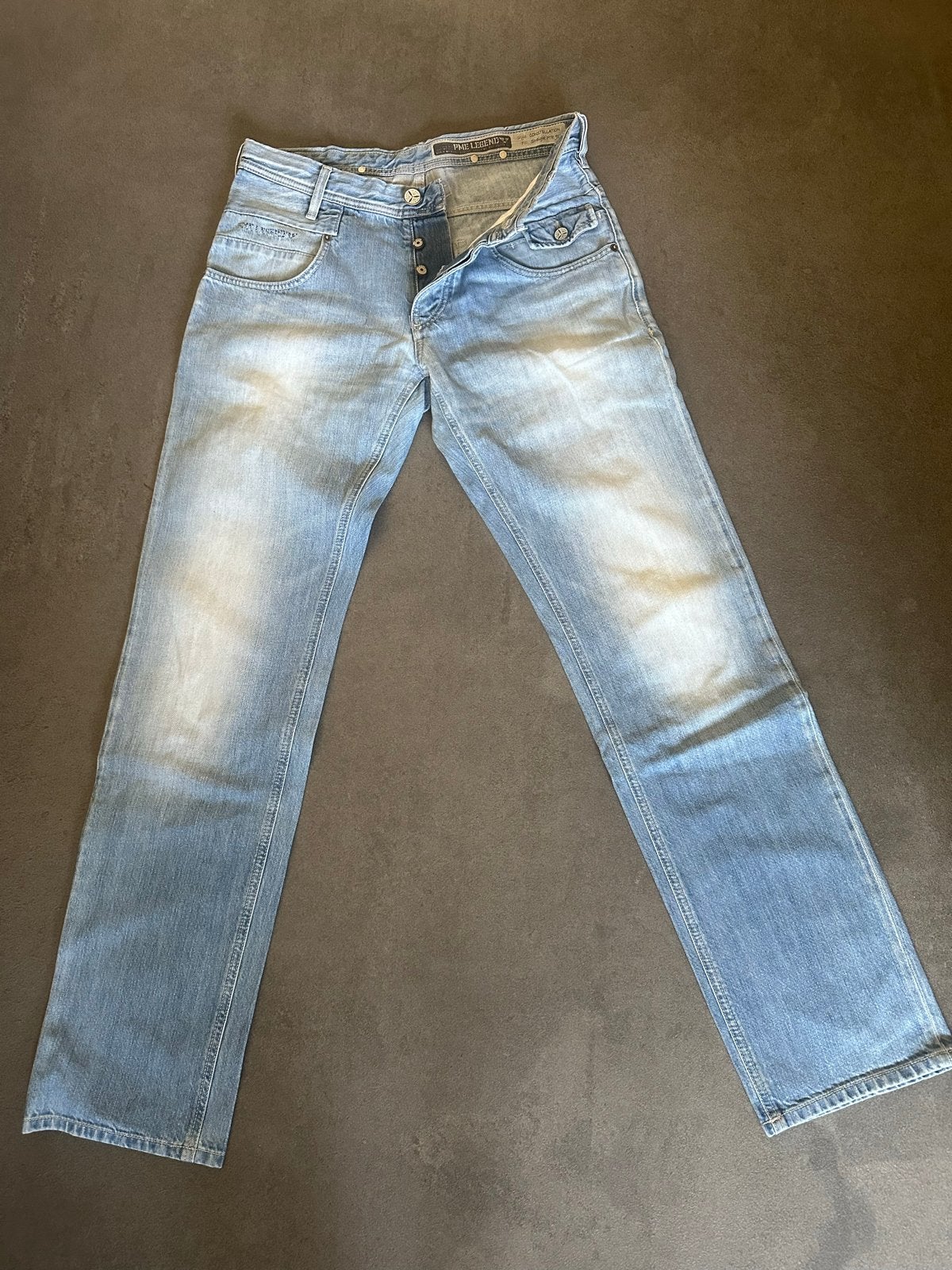 PME Legend Jeans - Straight Fit - W33/W34, Kleding | Heren, Ophalen of Verzenden, Zo goed als nieuw, Blauw, W33 - W34 (confectie 48/50)
