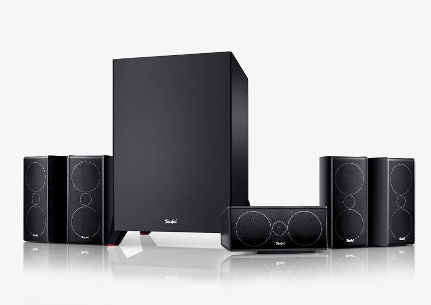 Teufel 5.1 suround system, Audio, Tv en Foto, Home Cinema-sets, Gebruikt, 70 watt of meer, 5.1-systeem, Overige spelers