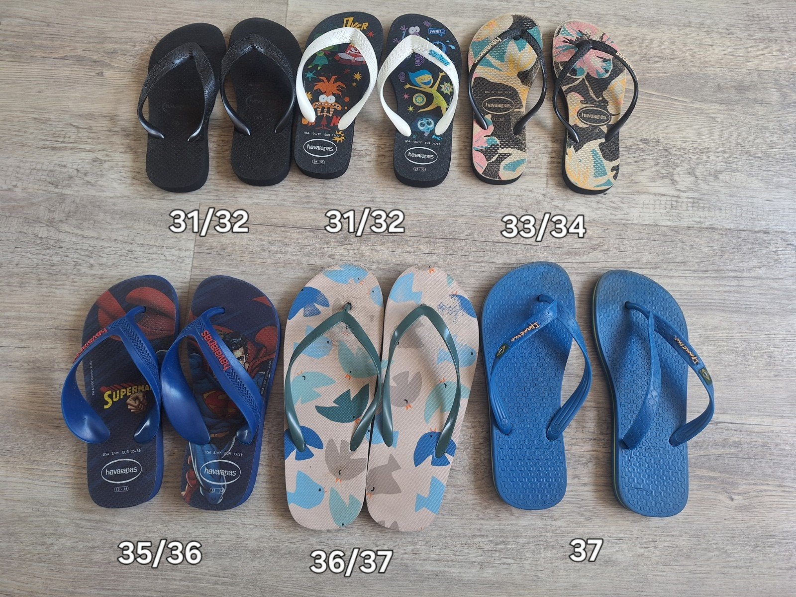 Slippers Ipanema, Havaianas, Hema - diverse maten, Jongen of Meisje, Overige typen, Ophalen of Verzenden, Zo goed als nieuw