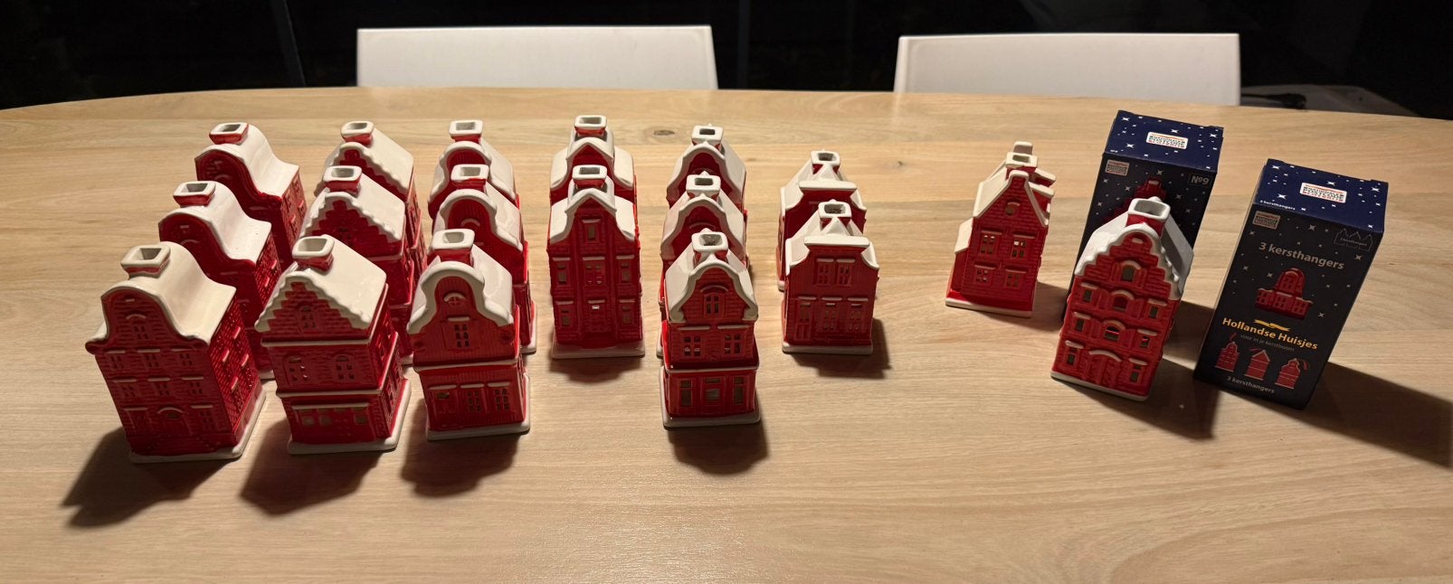 20 postcodeloterij huisjes, Ophalen of Verzenden, Zo goed als nieuw