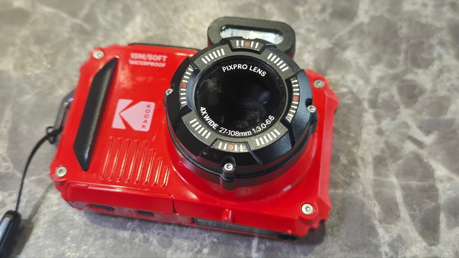 Kodak Pixpro WP1 onderwatercamera  15m waterdicht fotocamera, Compactcamera, Stofbestendig, Kodak, Ophalen of Verzenden