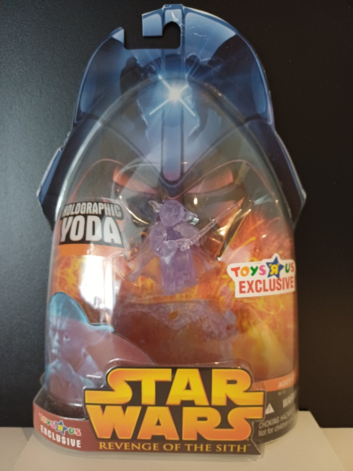 Star Wars ROTS Holographic Yoda toysrus, Ophalen of Verzenden, Zo goed als nieuw, Actiefiguurtje