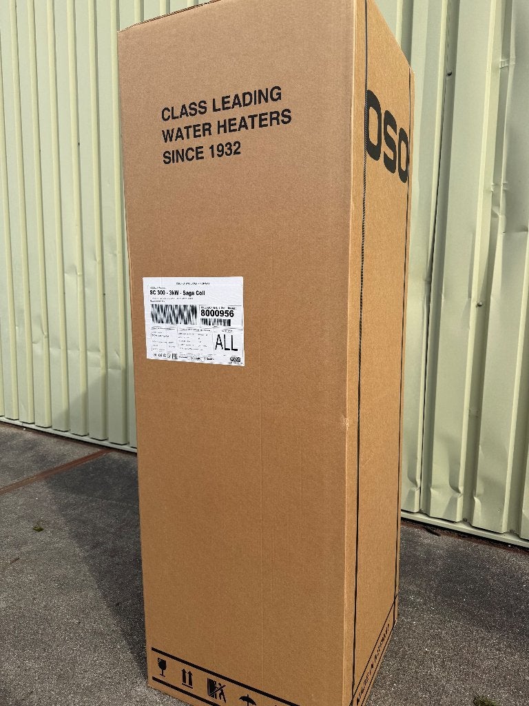 OSO Saga Coil RVS boiler 300L met elektrisch element!, 100 liter of meer, Nieuw, Minder dan 3 jaar oud, Boiler