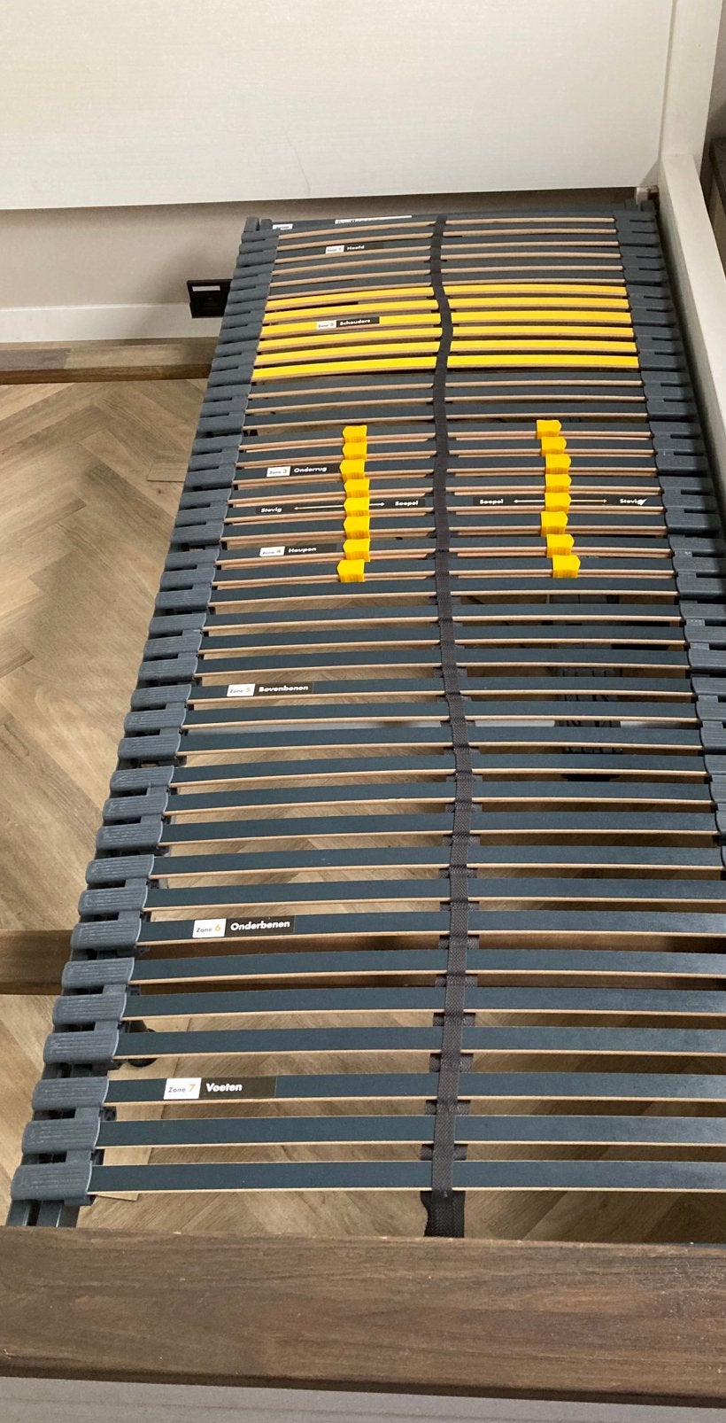 Elektrische lattenbodem Bossflex 600, Ophalen, Eenpersoons, Zo goed als nieuw, 80 cm