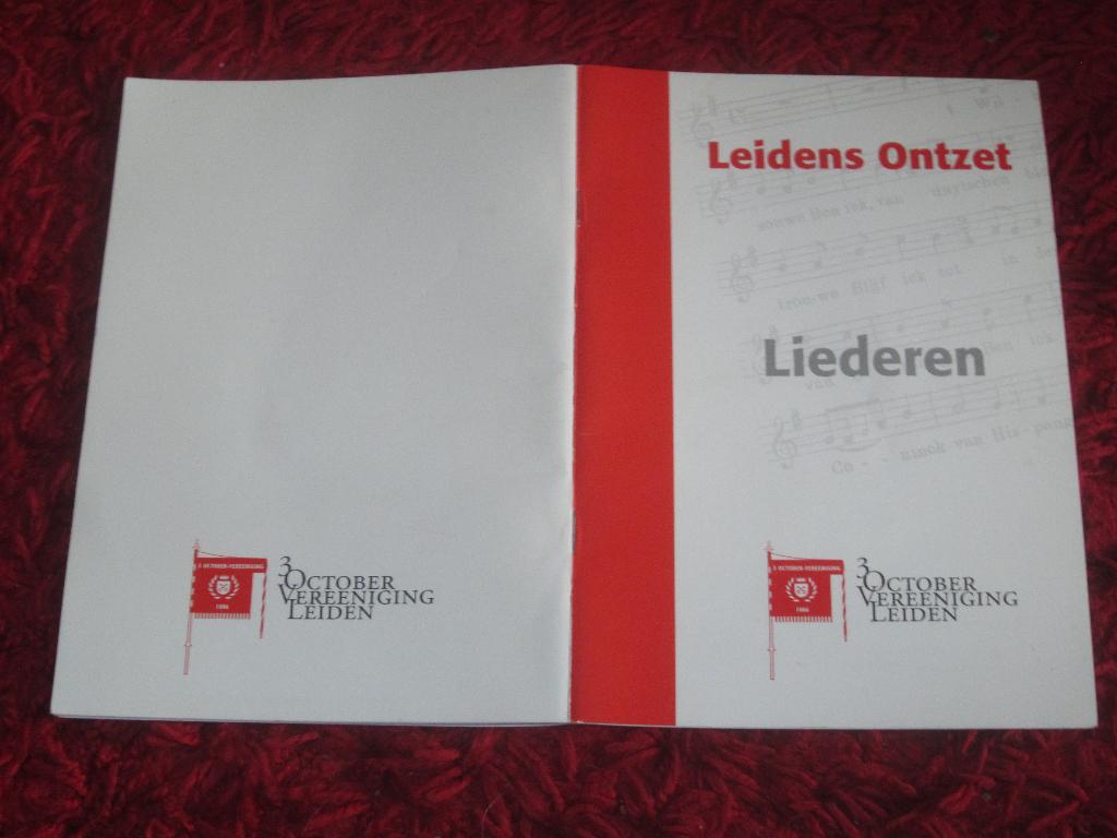Leiden - Leidens Ontzet - Liederen., Ophalen of Verzenden, Zo goed als nieuw, Overige onderwerpen