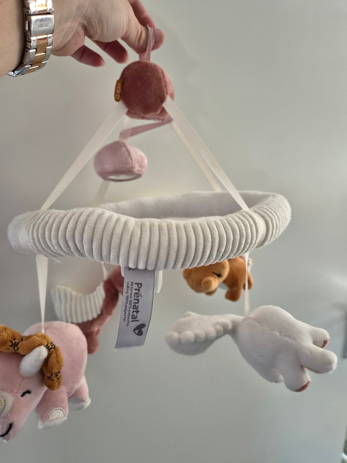 Prénatal Mobiel met Dinosaurus Knuffels, Ophalen of Verzenden, Zo goed als nieuw, Mobiel