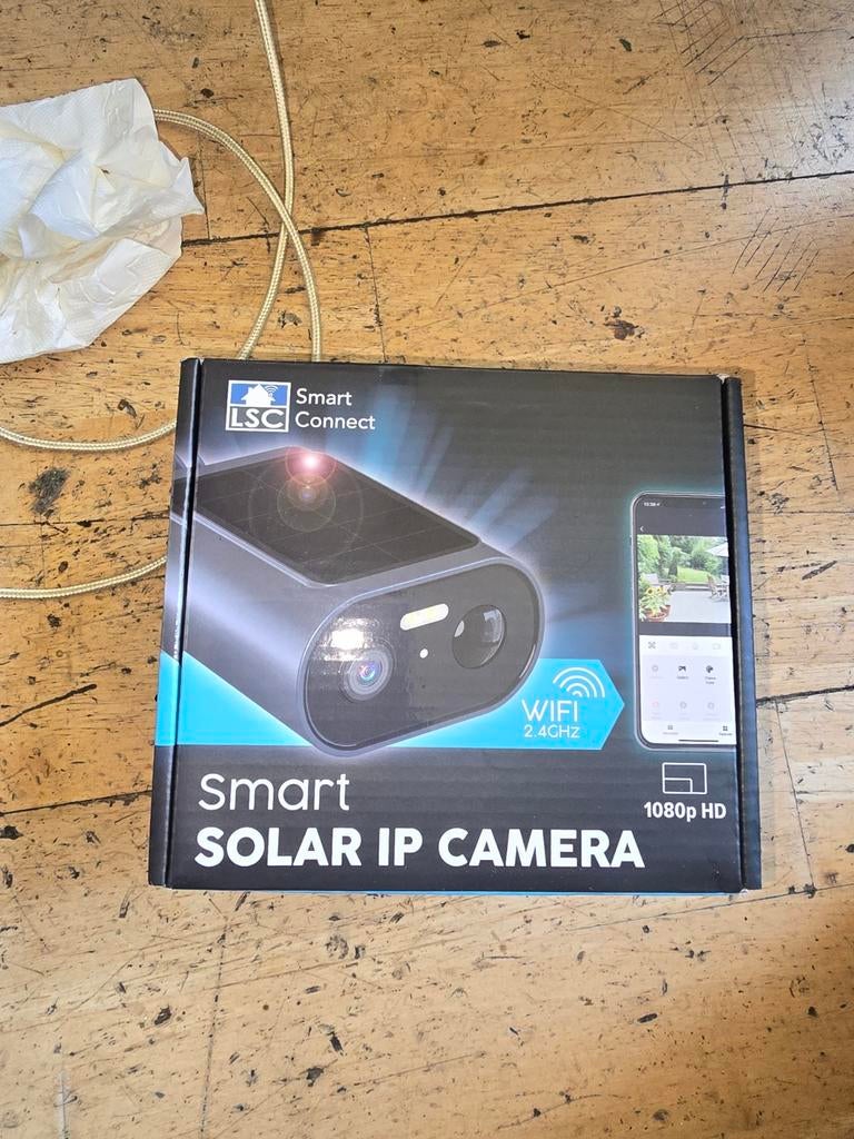 LSC Smart Connect Solar IP Camera 1080p HD WiFi, Ophalen of Verzenden, Nieuw, Buitencamera