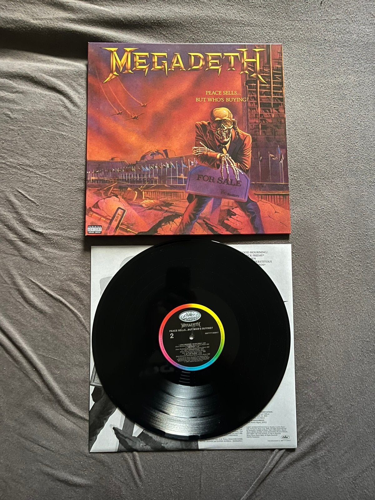 Megadeth Peace Sells Vinyl, Ophalen of Verzenden, Zo goed als nieuw