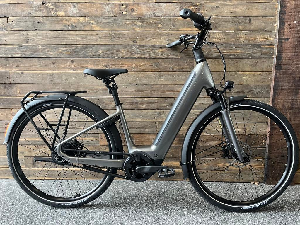 Cube Supreme Hybrid de Luxe Pro 600 Quicksilver  D 46, Fietsen en Brommers, Fietsen | Dames | Damesfietsen, Minder dan 47 cm, Schijfrem