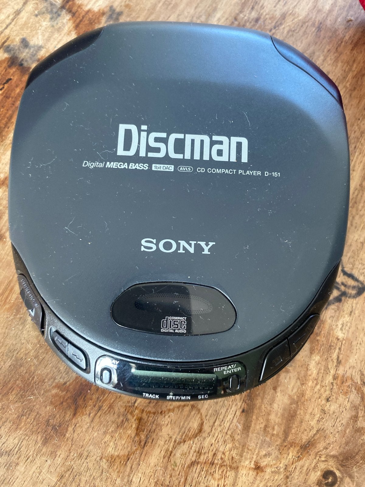 Sony Discman D-151 - Draagbare CD-speler, Ophalen, Discman