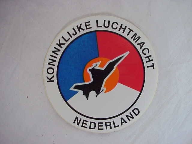 Sticker Koninklijke Luchtmacht, nieuw, Ophalen of Verzenden, Landmacht, Nederland