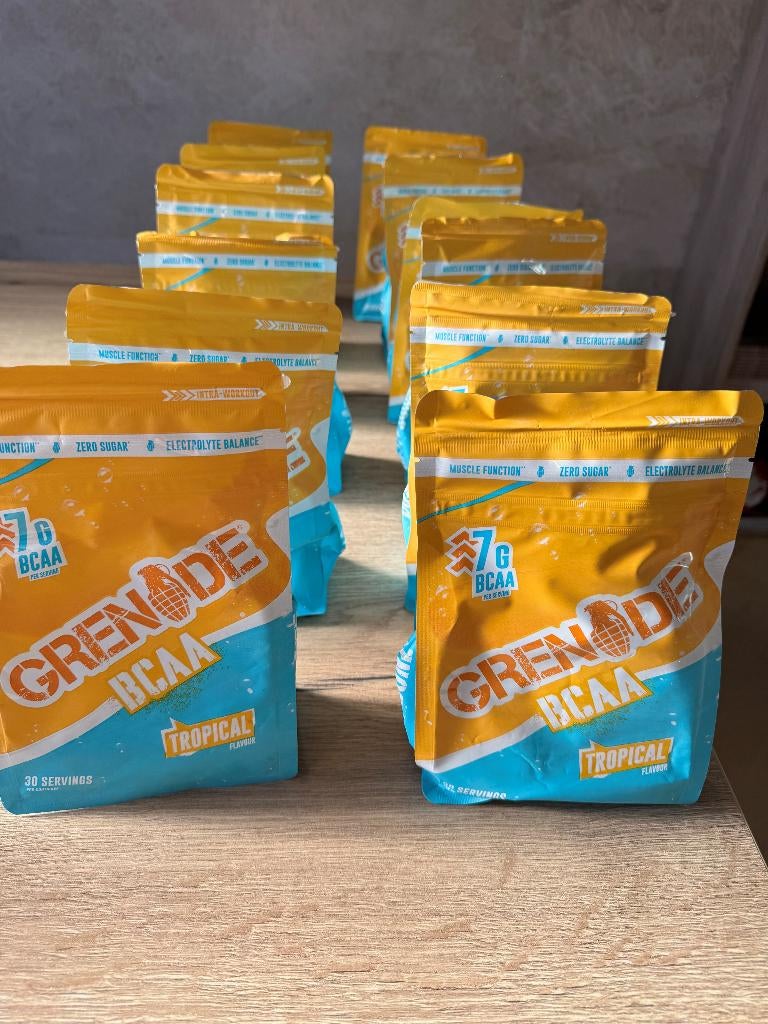 Grenade BCAA Tropical 390 gr - nieuw ongeopend in zak BCAA, Sport en Fitness, Fitnessmaterialen, Ophalen of Verzenden, Nieuw, Benen