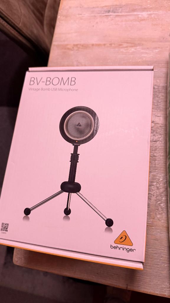 Behringer BV-Bomb USB Microfoon, Muziek en Instrumenten, Microfoons, Nieuw, Studiomicrofoon, Ophalen of Verzenden