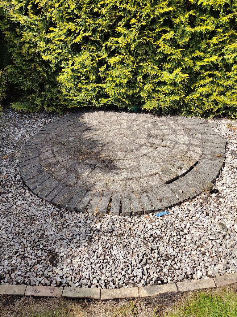 Cirkel bestrating, Ophalen, Gebruikt, Klinkers, Minder dan 5 m²