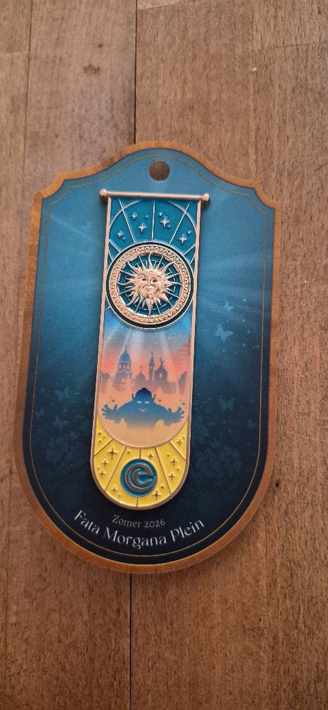 Eerste eftrling pin fata morgana plein zomerpin, Ophalen of Verzenden, Nieuw, Button of Speldje