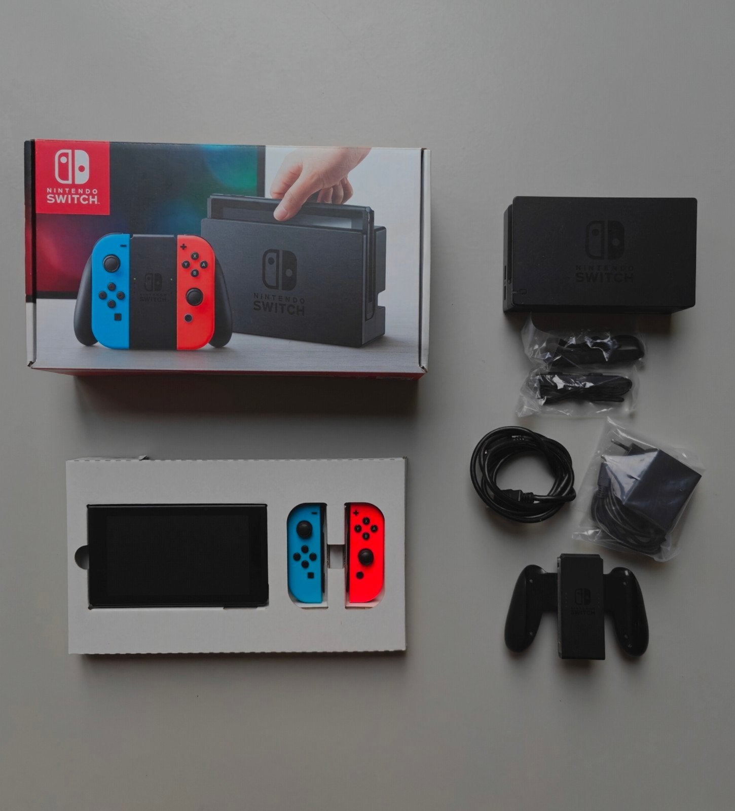 Nintendo Switch Original - compleet in doos - topstaat, Ophalen of Verzenden, Zo goed als nieuw, Met 2 controllers, Switch Original