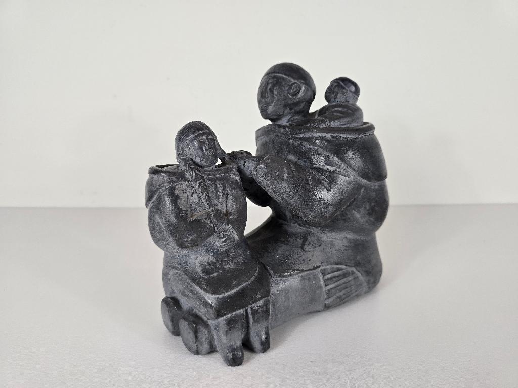 Schitterend beeld beeld Inuït, Canada, 2e helft 20e eeuw, Antiek en Kunst, Ophalen of Verzenden