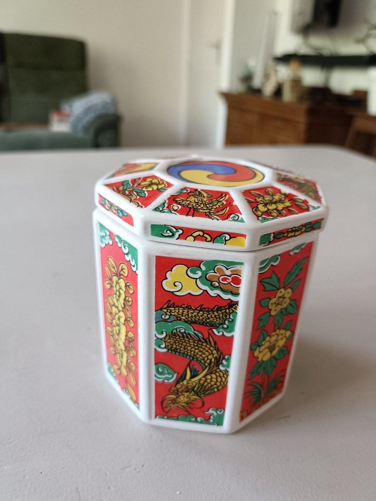 Keramieken Chinees bakje., Ophalen of Verzenden, Rond, Porselein of Keramiek