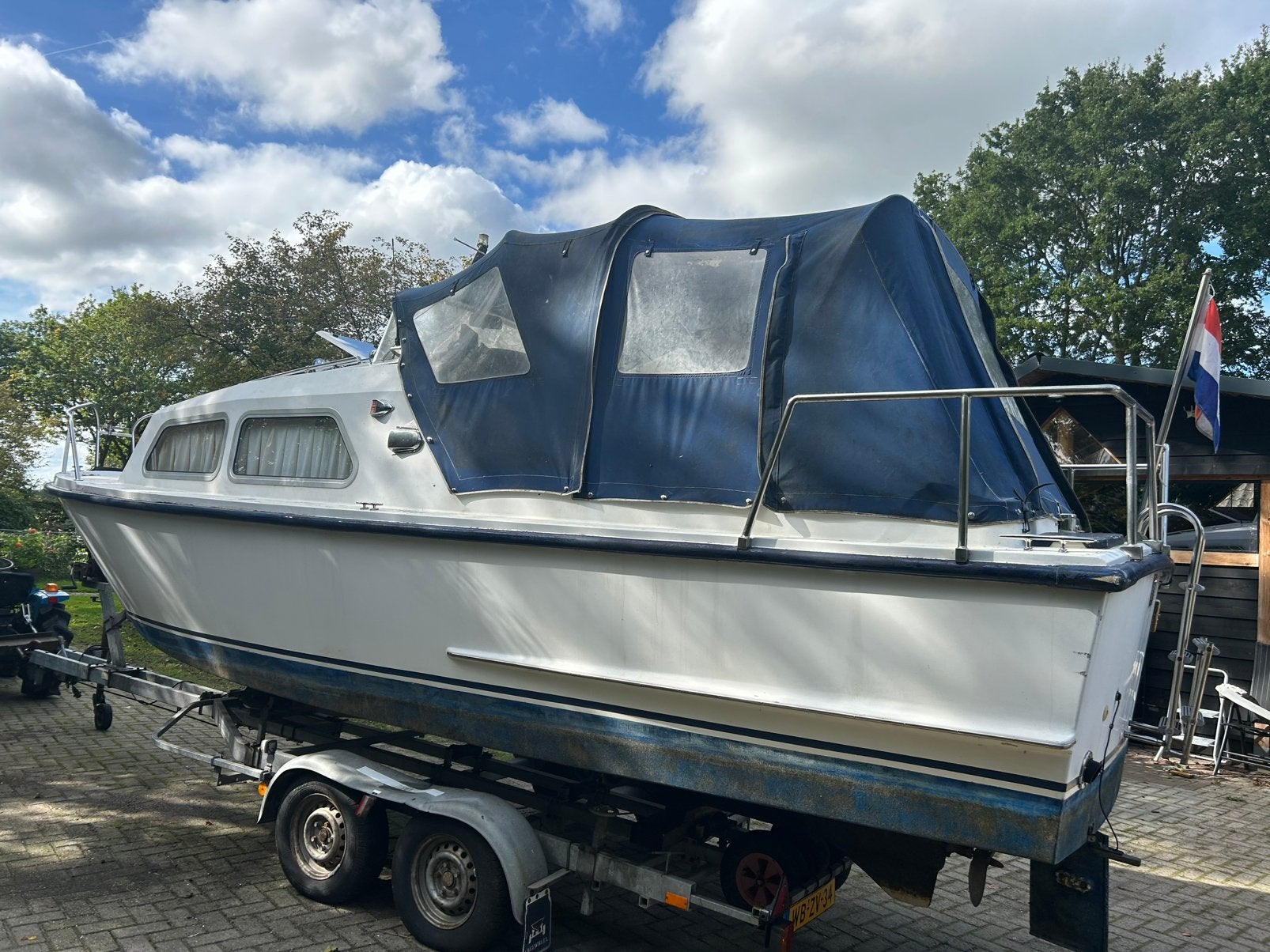 Waterland 730 met  een Yanmar 3 GM 30 diesel motor., Watersport en Boten, Wettersport1 @gmail.com, Gebruikt, Wettersport, Binnenboordmotor