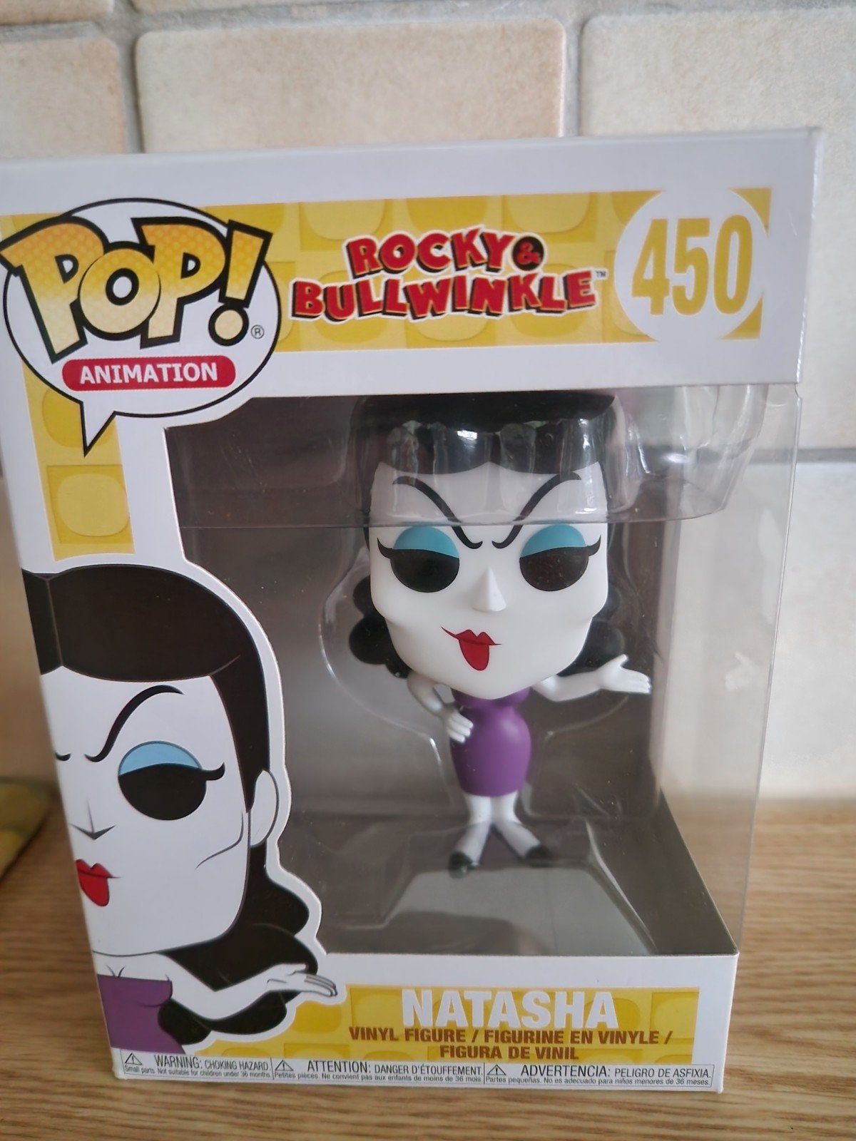 funko pop natasha nr 450 rocky bullwinkle, Ophalen of Verzenden, Zo goed als nieuw