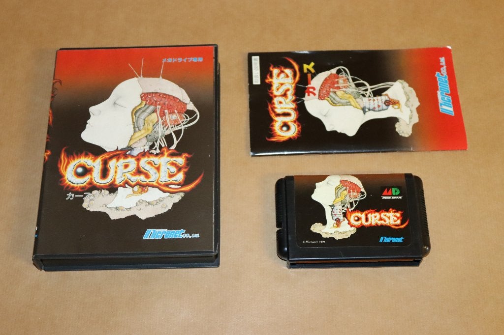Curse Sega Mega Drive Japan, Avontuur en Actie, 1 speler, Ophalen of Verzenden, Zo goed als nieuw