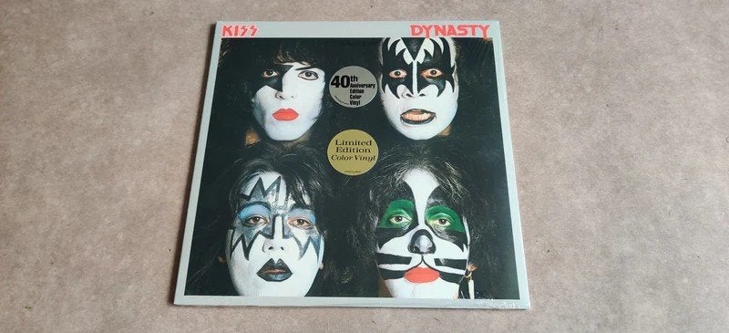 Lp Kiss Dynasty goen vinyl made in usa, Ophalen of Verzenden, Gebruikt