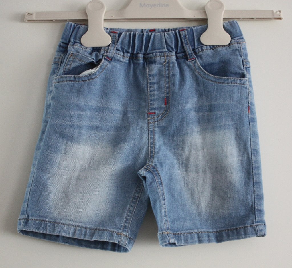 blauw kort broekje maat 98, Ophalen of Verzenden, Gebruikt, Jongen, Broek