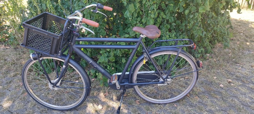 Cortina herenfiets U4 transport, Fietsen en Brommers, Gebruikt, Versnellingen, 57 tot 61 cm, Trommelrem