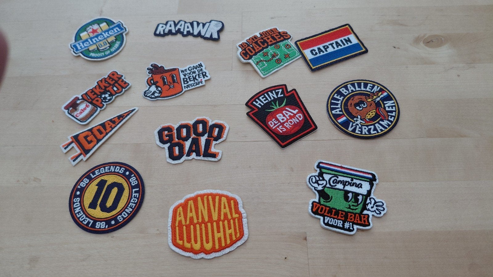 Diverse verzameling strijkpatches voor alles 3,00 en embleme, Ophalen of Verzenden, Gebruikt, Overige typen