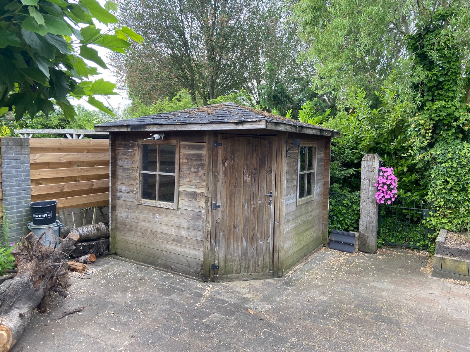 Gratis tuinhuisje, Tuin en Terras, Tuinhuizen, Ophalen, Gebruikt, 250 tot 500 cm