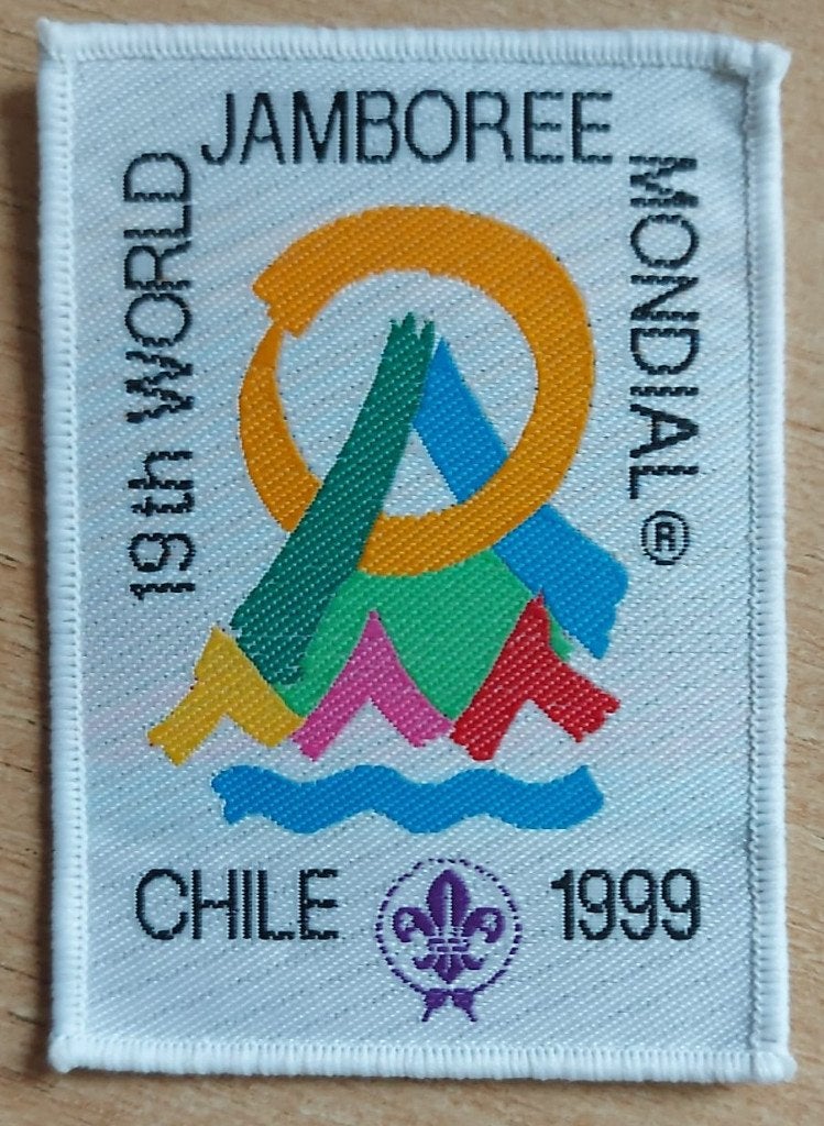 scouting badge Jamboree 1999 Chili, Verzamelen, Scouting, Verzenden, Nieuw, Embleem, Speld of Insigne