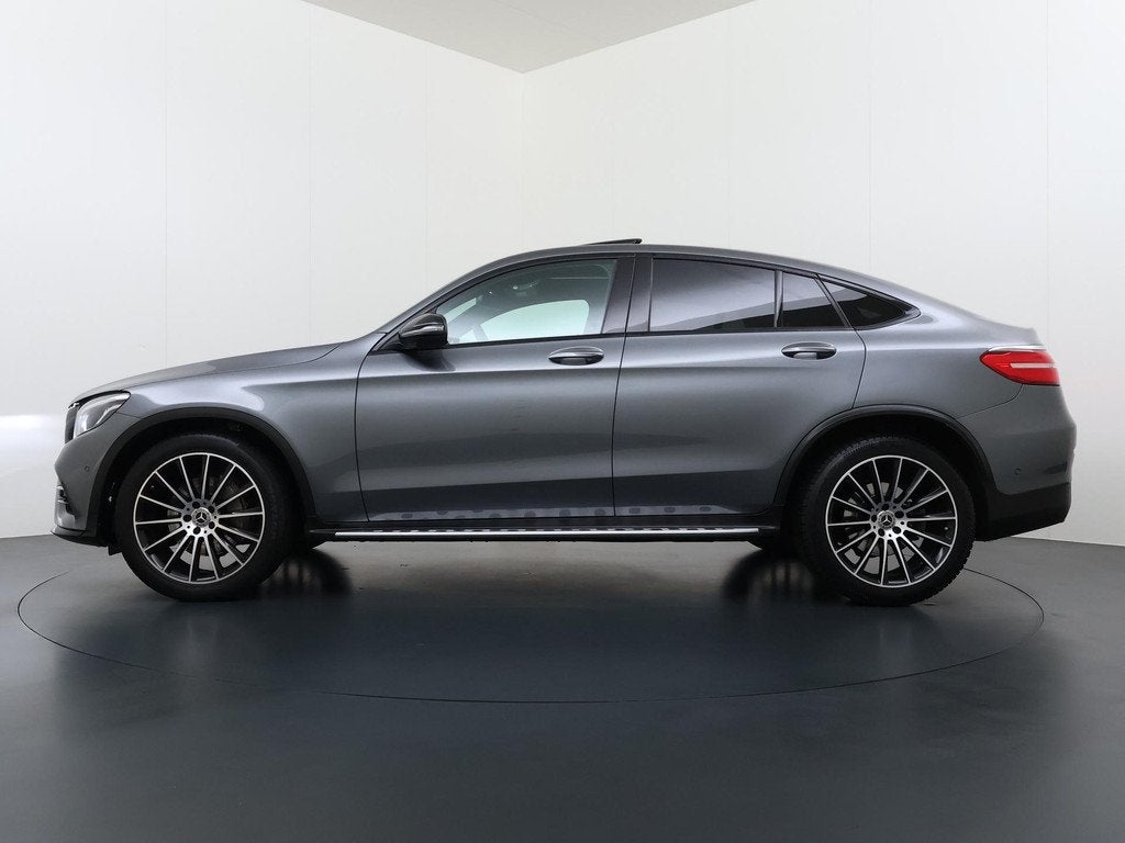 Mercedes-Benz GLC-klasse Coupé 250 4MATIC Premium Plus AMG, Auto's, Automaat, Gebruikt, 4 cilinders, Leder en Stof