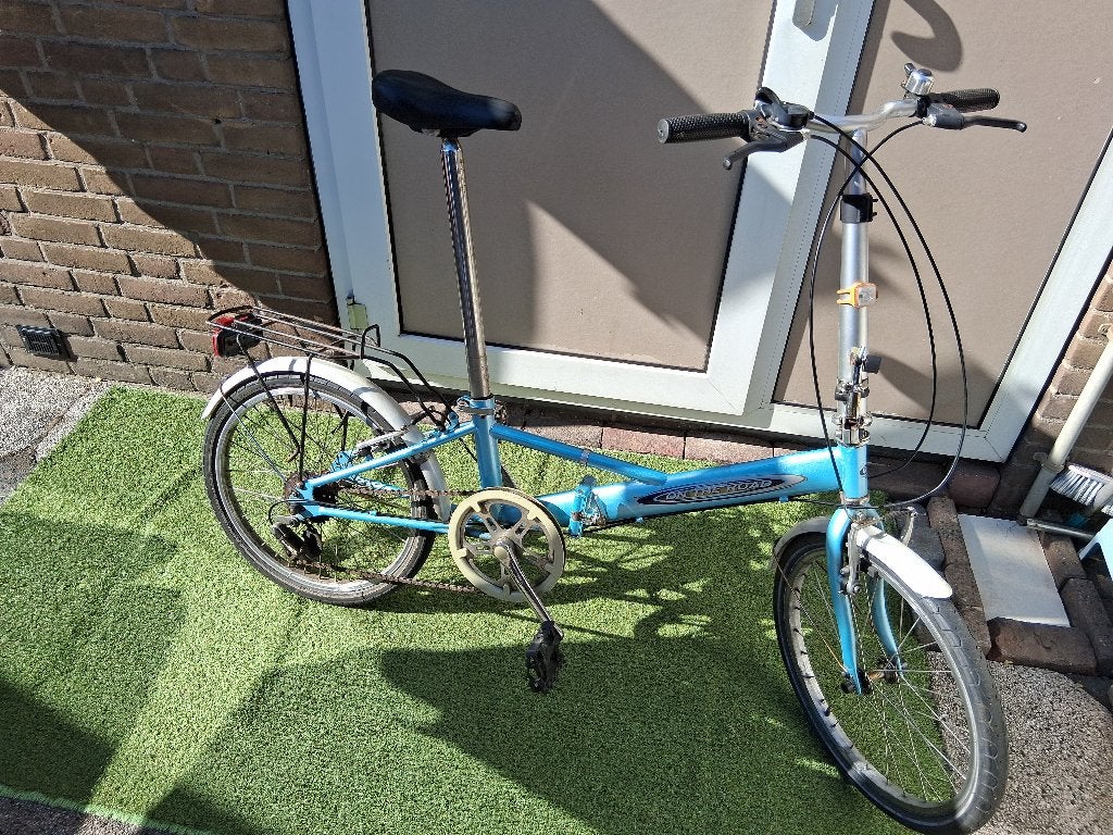Vouwfiets 6 versnellingen, Gebruikt, Velgrem, 16 tot 18 inch, Versnellingen