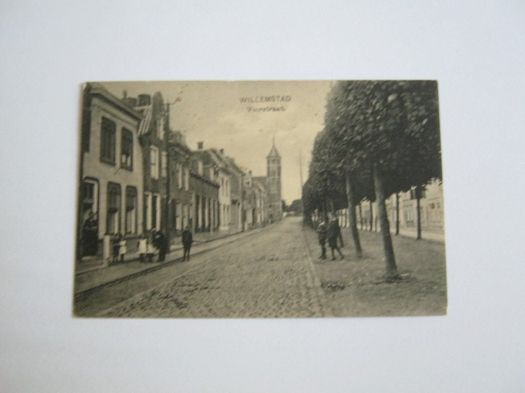Ansichtkaarten Nederland, TC 9-92 Willemstad, Voorstraat 27, Ophalen of Verzenden, 1920 tot 1940, Gelopen, Zuid-Holland
