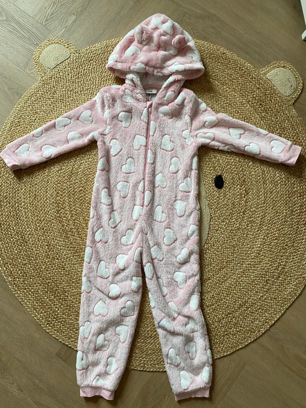 Meisjes roze onesie maat 116, Ophalen of Verzenden, Gebruikt, Meisje, Overige typen