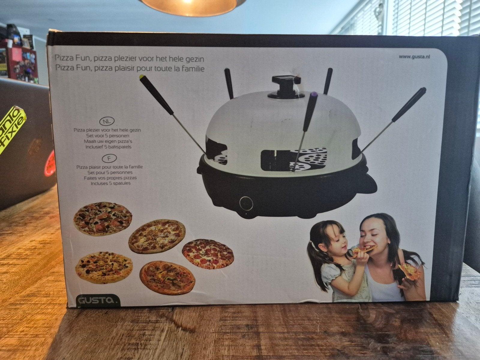 Gusta Pizza Fun Pizzaoven - Nieuw in doos, Ophalen, Nieuw, Overige merken, Pizzaoven