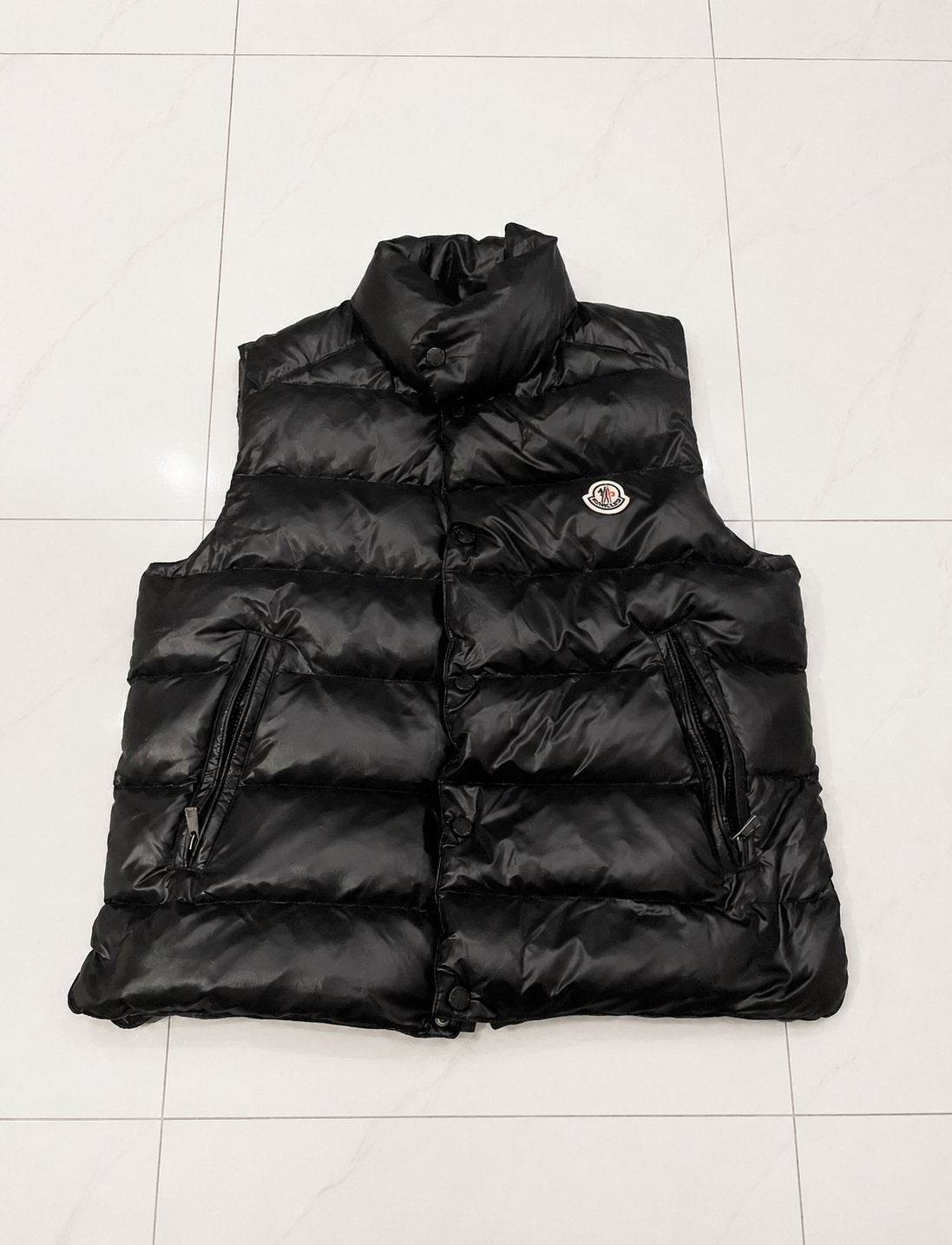 Moncler bodywarmer maat 1 (S) - Nieuw met QR en NFC, Ophalen of Verzenden, Nieuw, Zwart