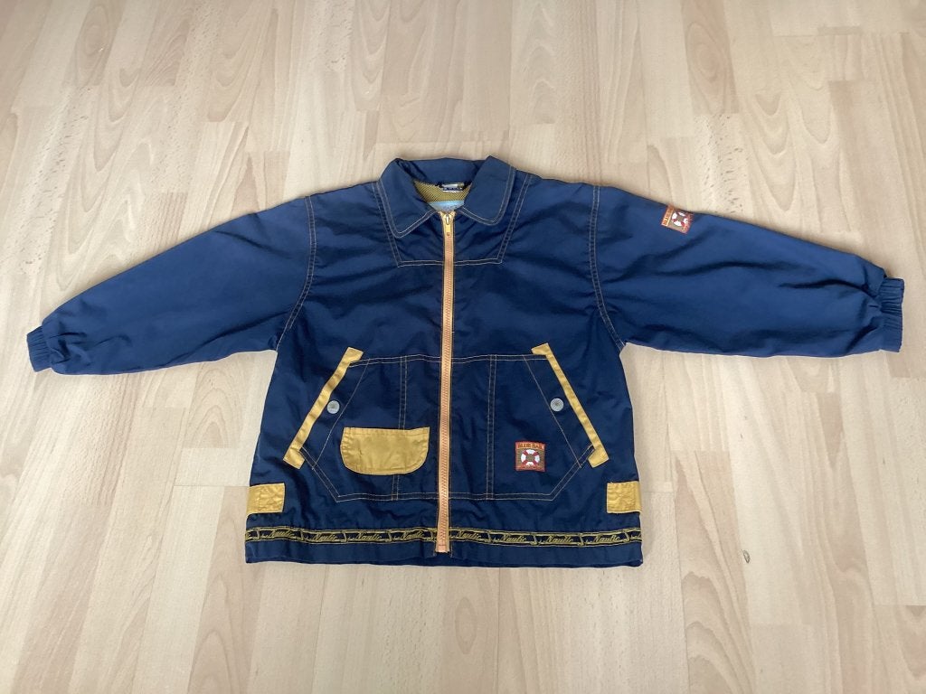 Zomerjack, jas donkerblauw katoen maat 122 voor jongen, Kinderen en Baby's, Kinderkleding | Maat 122, Ophalen of Verzenden, Zo goed als nieuw