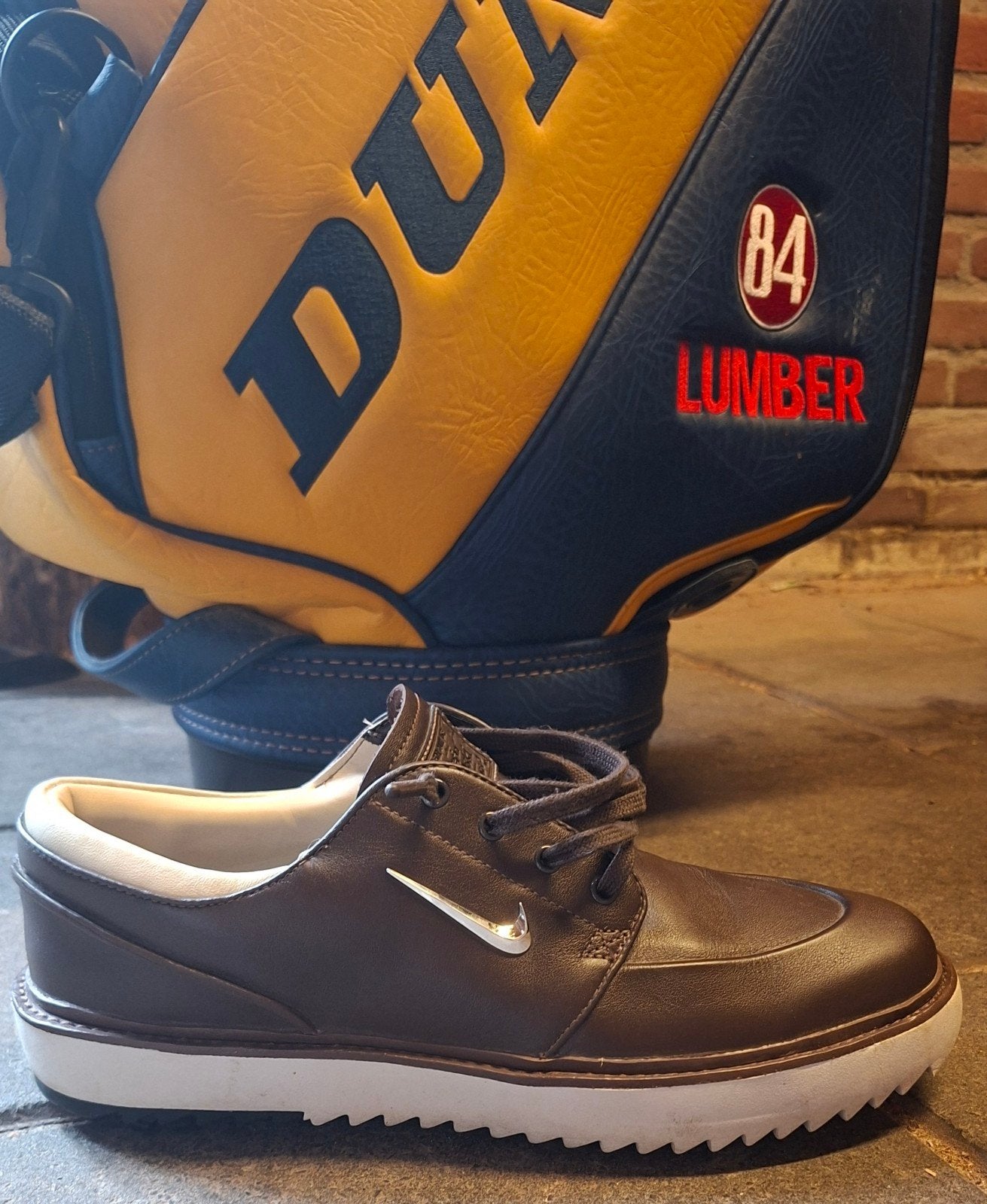 Nike Janoski G Tour leren golfschoen met noppen - Maat 45, Sport en Fitness, Golf, Ophalen, Zo goed als nieuw, Schoenen, Overige merken