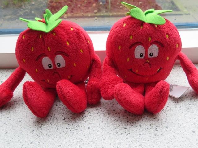 Annie Aardbei Lidl Vitamini Vita Mini rood + groen kroontje, Overige typen, Nieuw, Ophalen of Verzenden, Wasbaar