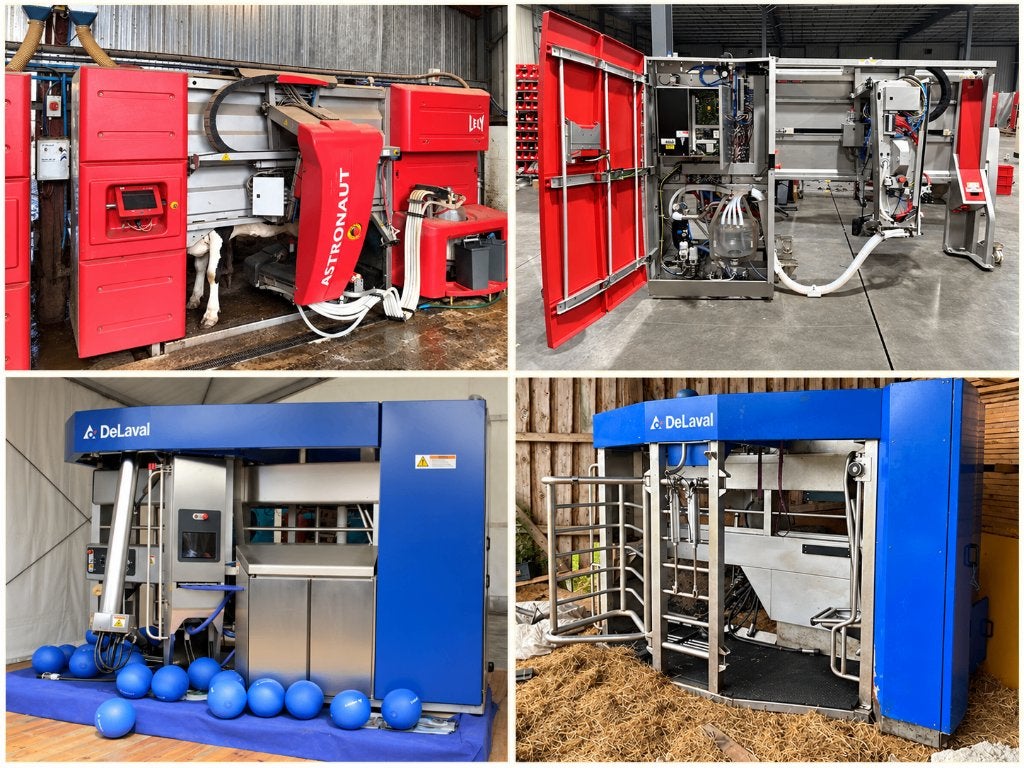 GEZOCHT: LELY & DELAVAL MELKROBOTS, Ophalen of Verzenden, Akkerbouw