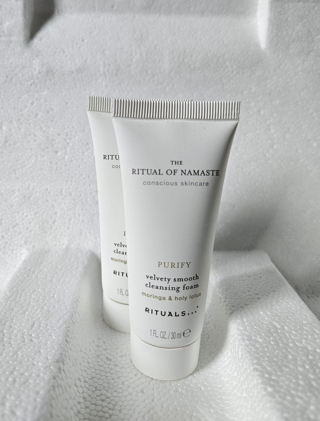 Rituals of namaste cleansing foam 30ml, Ophalen of Verzenden, Nieuw, Gehele gezicht, Reiniging