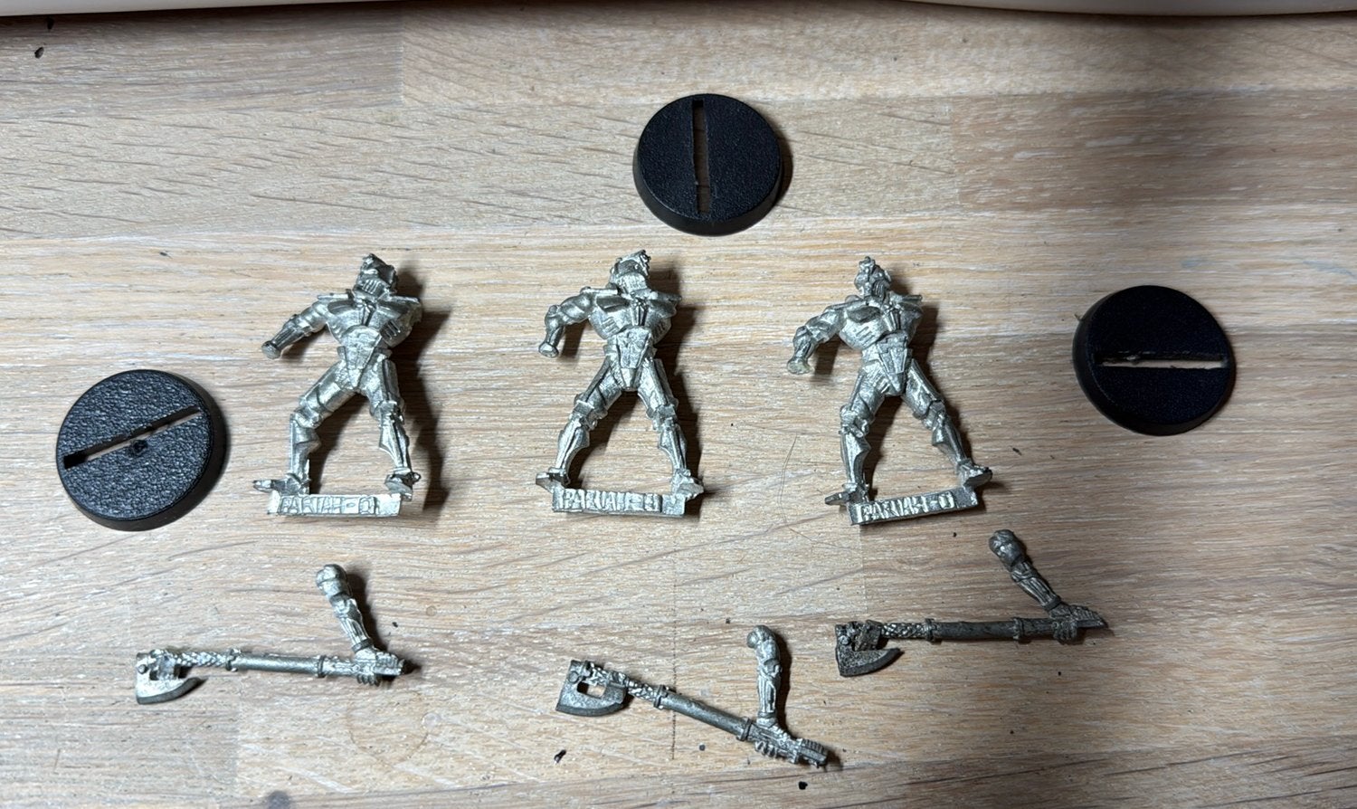 Warhammer 40k 3x Necron Pariah (metal), Ophalen of Verzenden, Gebruikt, Warhammer