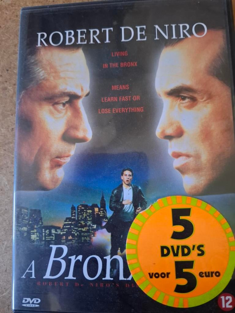 A Bronx Tale DVD - Robert De Niro's debuut als regisseur, Vanaf 12 jaar, Ophalen of Verzenden, Gebruikt, Drama