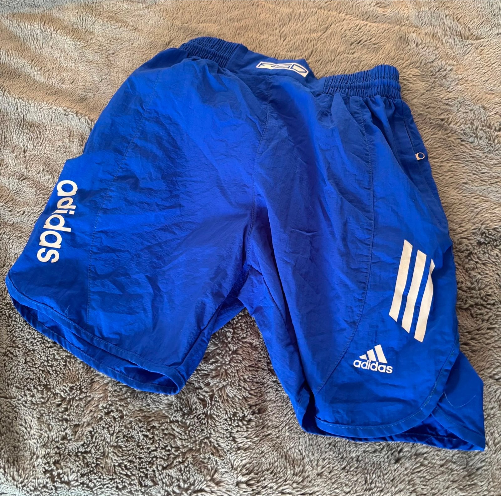 Adidas short S gebruikt, Kleding | Heren, Ophalen of Verzenden, Gedragen, Maat 46 (S) of kleiner, Blauw